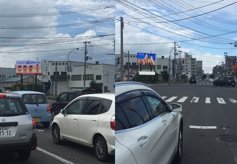 弘前市楮町楮町交差点LV