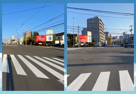 厚別区国道12号線　大谷地東2丁目交差点LV
