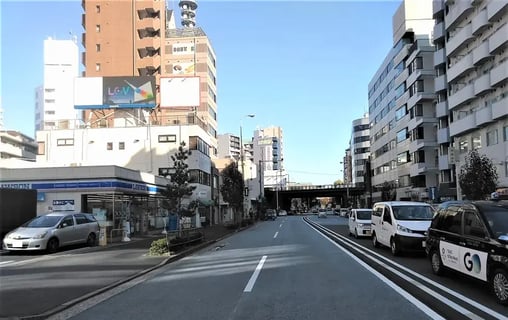 靖国通住吉町交差点サンライズ曙ビル屋上LV