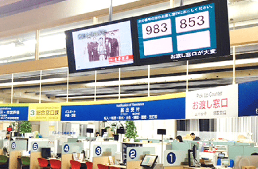 屋内の広告媒体