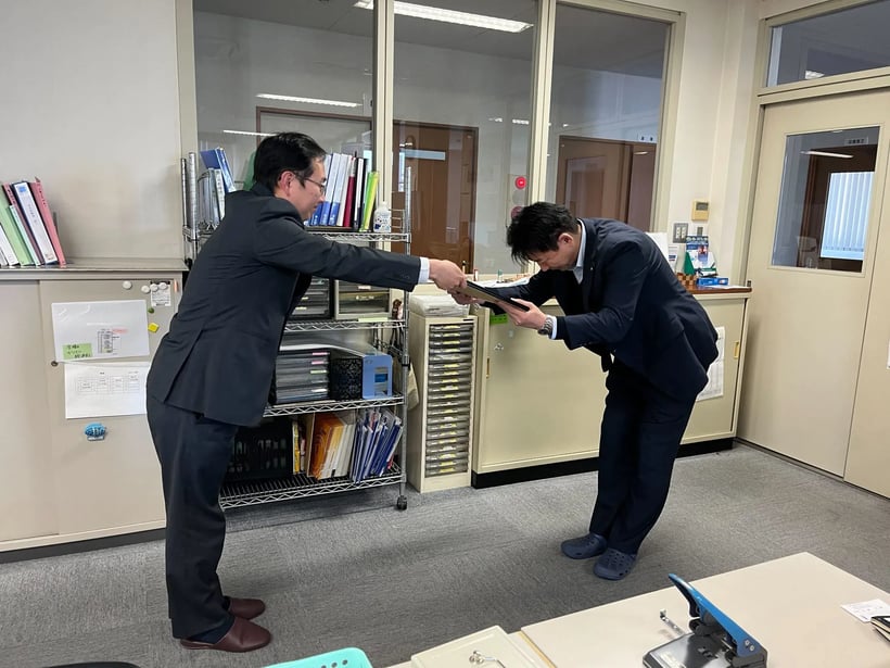 長田広告株式会社三重支店　三重県警本部より感謝状を授与