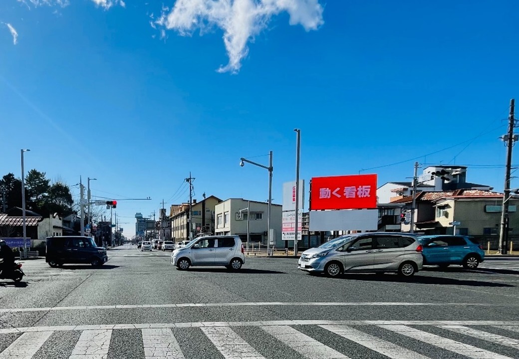 平成通り一条2丁目交差点LEDビジョン